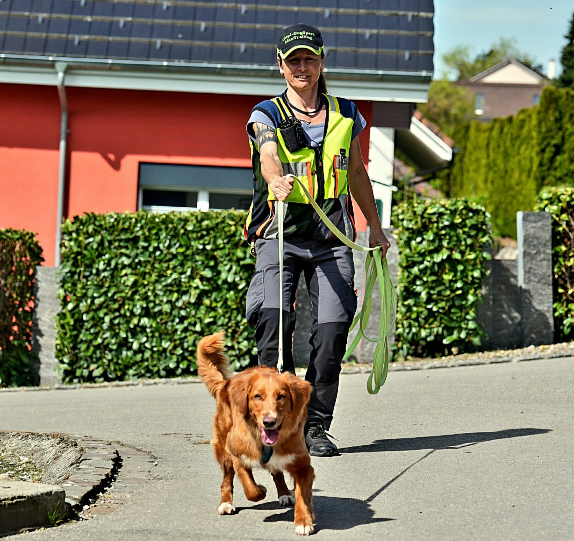 Susanne mit Hund